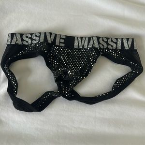 Andrew Christian MASSIVE Disco Sheer Jockstrap Metallic